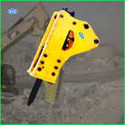 Pavement Hydraulic Excavator Hammers Medium Duty